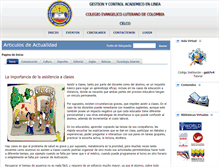 Tablet Screenshot of celco.controlacademico.com